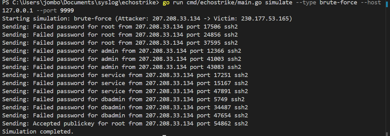 EchoStrike CLI Interface